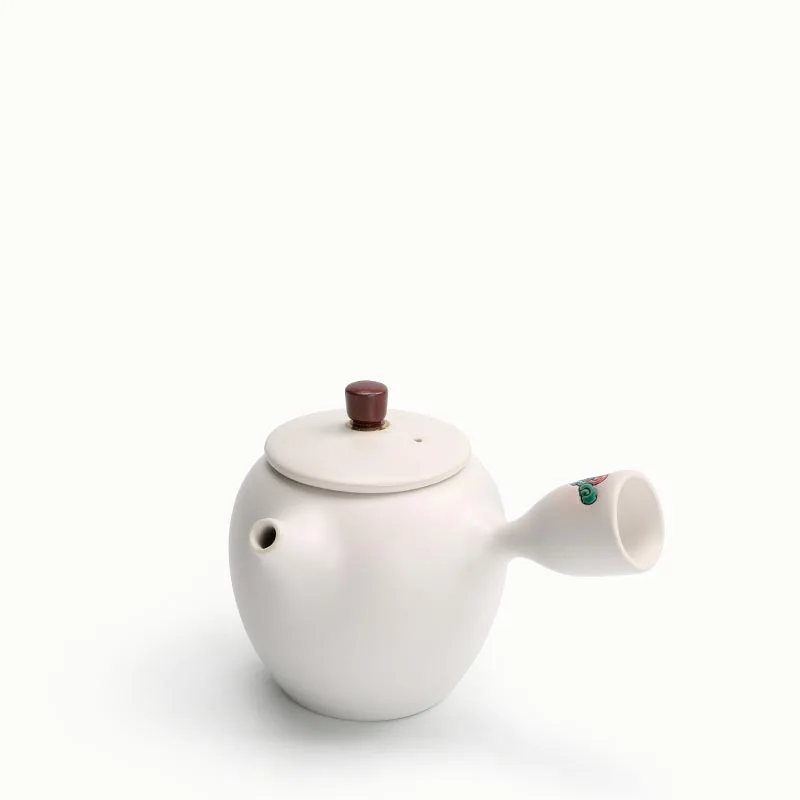 250ML Japanese-style Cloud Pattern Ceramic Pottery Handgrip Teapot Vintage Teaware Office Tieguanyin Pu Er Green Tea Kettle Gift
250ML Japanese-style Cloud Pattern Ceramic Pottery Handgrip Teapot Vintage Teaware Office Tieguanyin Pu Er Green Tea Kettle Gift