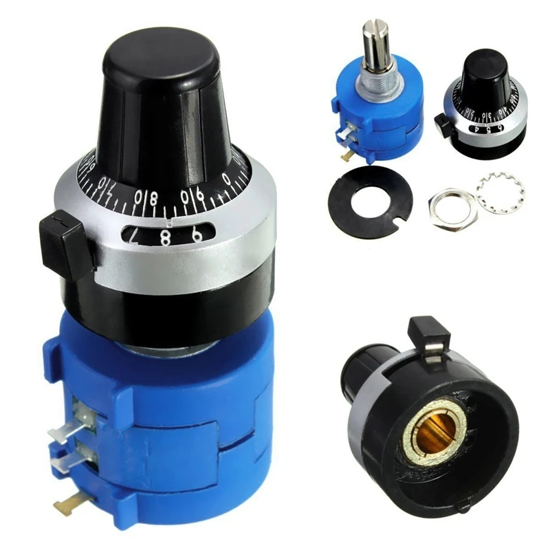 TCAM 10K 1Pc Ohm 3590S-2-103L Potentiometer With 10 Turns Counting Dial Rotary Knob
TCAM 10K 1Pc Ohm 3590S-2-103L Potentiometer With 10 Turns Counting Dial Rotary Knob