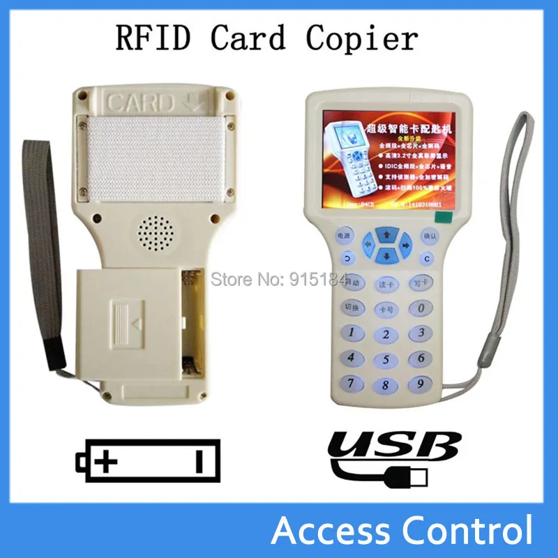9 frequency USB smart NFC duplicator RFID 125 khz Copier ID/IC Reader Writer /copy M1 13.56MHZ Sector0 encrypted + 4 kinds tags
9 frequency USB smart NFC duplicator RFID 125 khz Copier ID/IC Reader Writer /copy M1 13.56MHZ Sector0 encrypted + 4 kinds tags