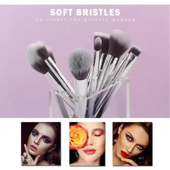 10pcs/set Soft Nylon Mirror Cosmetic Brushes Laser Gradient Eyeshadow Blush Powder Brush for Makeup Tools 3colors makeup brushes
10pcs/set Soft Nylon Mirror Cosmetic Brushes Laser Gradient Eyeshadow Blush Powder Brush for Makeup Tools 3colors makeup brushes