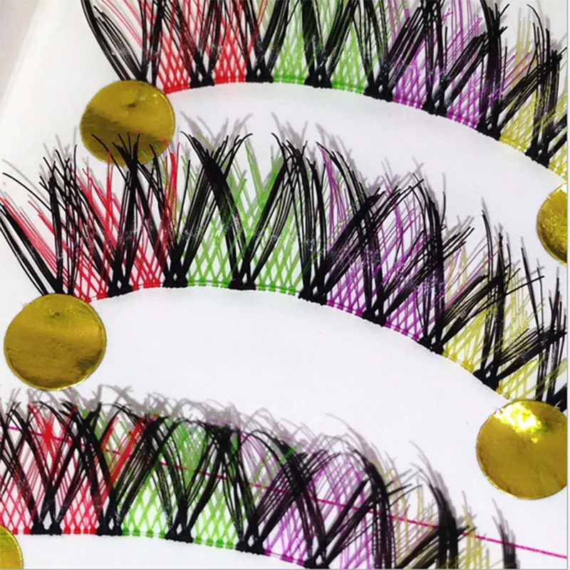 100pairs/lot,New Arrival,Colorful Strip Fasle Eyelashes,Rainbow Fake Lashes,Thick Color Handmade Eye Lashes,Transparent Thread
100pairs/lot,New Arrival,Colorful Strip Fasle Eyelashes,Rainbow Fake Lashes,Thick Color Handmade Eye Lashes,Transparent Thread
