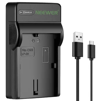 Neewer Slim Fast Micro USB Battery Charger for Canon LP-E6, EOS 6D, 7D, 60D, 70D, 80D, 5Ds, 5D Mark II, EOS 5D Mark III
Neewer Slim Fast Micro USB Battery Charger for Canon LP-E6, EOS 6D, 7D, 60D, 70D, 80D, 5Ds, 5D Mark II, EOS 5D Mark III