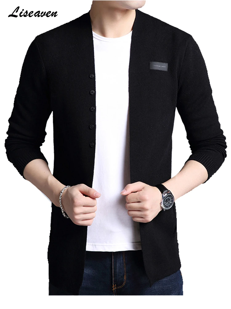Liseaven Cardigans Mens Solid Sweater Cardigan Trench Male Jacket Casual Autumn pure color Men's sweaters
Liseaven Cardigans Mens Solid Sweater Cardigan Trench Male Jacket Casual Autumn pure color Men's sweaters