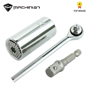 Magic Spanner Grip Multi Function Universal Ratchet Socket 7-19mm Power Drill Adapter Car Hand Tools Repair Kit Ratchet wrench
Magic Spanner Grip Multi Function Universal Ratchet Socket 7-19mm Power Drill Adapter Car Hand Tools Repair Kit Ratchet wrench