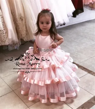 Lovely Pink Ball Gown Girls Pageant Dresses 2019 Cupcake Plus Size Tiered Tulle Girls Birthday Party First Communion For Kids
Lovely Pink Ball Gown Girls Pageant Dresses 2019 Cupcake Plus Size Tiered Tulle Girls Birthday Party First Communion For Kids