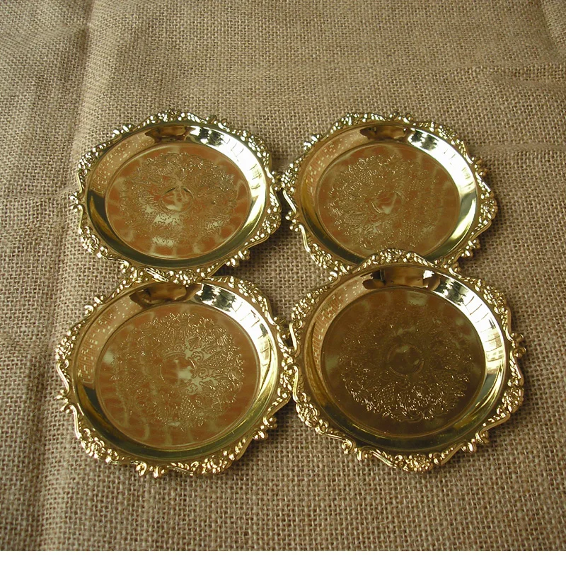 creative cute alloy metal round snack dessert cake plate food tray dish tableware wedding birthday decoration silver gold 339C
creative cute alloy metal round snack dessert cake plate food tray dish tableware wedding birthday decoration silver gold 339C