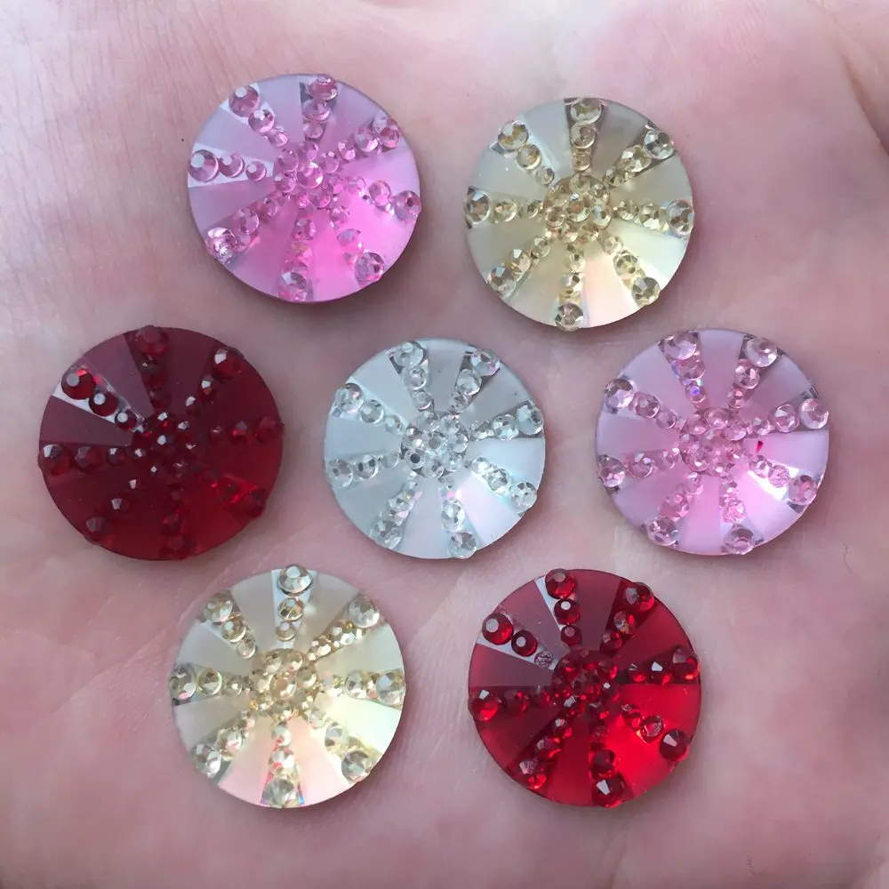 10PCS Mix 20mm Resin round Flat back Rhinestone scrapbook Children ornaments diy wedding crafts PF243
10PCS Mix 20mm Resin round Flat back Rhinestone scrapbook Children ornaments diy wedding crafts PF243