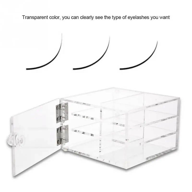 6 Layers Grafting False Eyelash Storage Box Transparent Acrylic Makeup Storage Case Cosmetic Holder for Eyelash Jewelry Display
6 Layers Grafting False Eyelash Storage Box Transparent Acrylic Makeup Storage Case Cosmetic Holder for Eyelash Jewelry Display