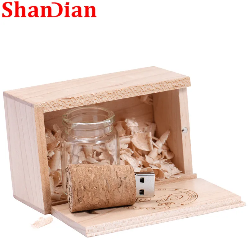 SHANDIAN New usb 2.0 pen drive 4GB 8GB 16GB 32GB 64GB glass drift bottle cork usb flash drive memory Stick wedding gift
SHANDIAN New usb 2.0 pen drive 4GB 8GB 16GB 32GB 64GB glass drift bottle cork usb flash drive memory Stick wedding gift