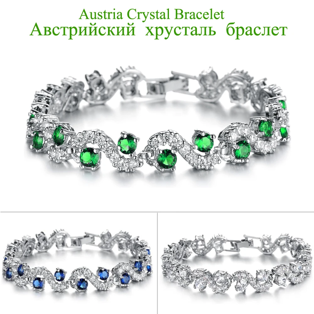 OPK Charming Dark Blue Crystal Women Tennis Bracelets with Cubic Zirconia Stone Top Quality Jewelry DS931
OPK Charming Dark Blue Crystal Women Tennis Bracelets with Cubic Zirconia Stone Top Quality Jewelry DS931