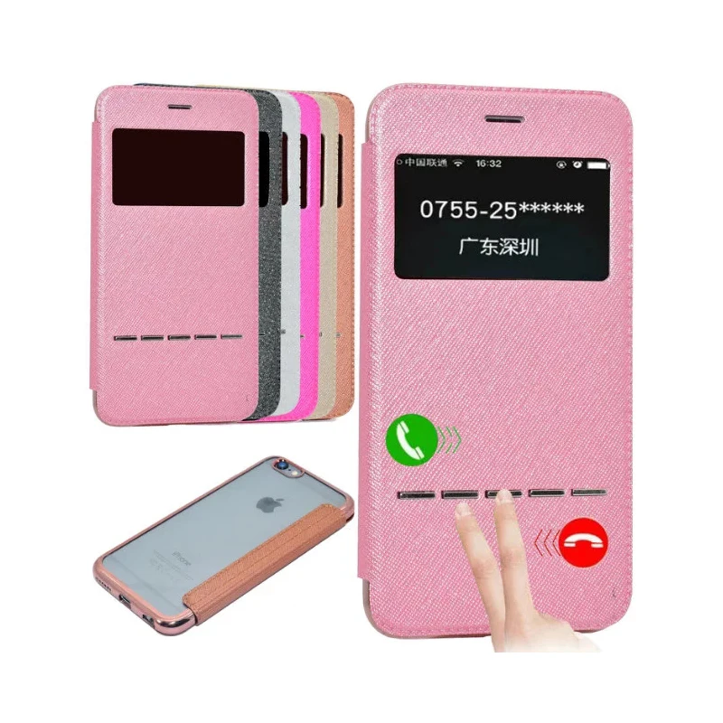 Luxury Smart Front View Window PU Leather Flip Case For Samsung Galaxy S6 S7 Edge On the For iPhone 5 5S SE 6 6S 7 Plus Cases
Luxury Smart Front View Window PU Leather Flip Case For Samsung Galaxy S6 S7 Edge On the For iPhone 5 5S SE 6 6S 7 Plus Cases