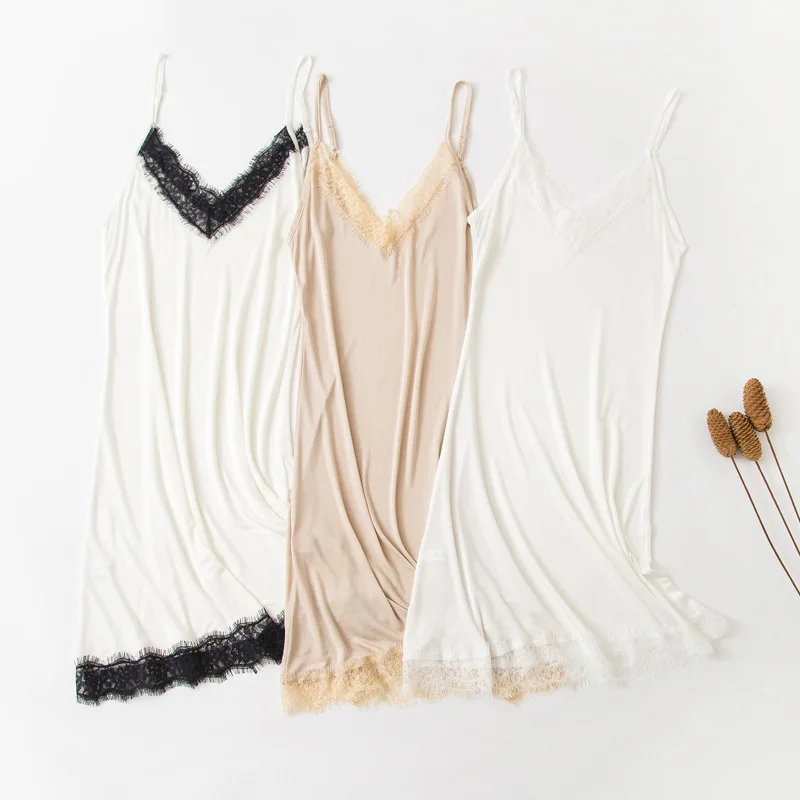 RenYvtil Silk Spaghetti Strap Nightdress Female Summer Breathable Sexy Loose Lace Dress Sweet Home Nightgown Dropshipping
RenYvtil Silk Spaghetti Strap Nightdress Female Summer Breathable Sexy Loose Lace Dress Sweet Home Nightgown Dropshipping