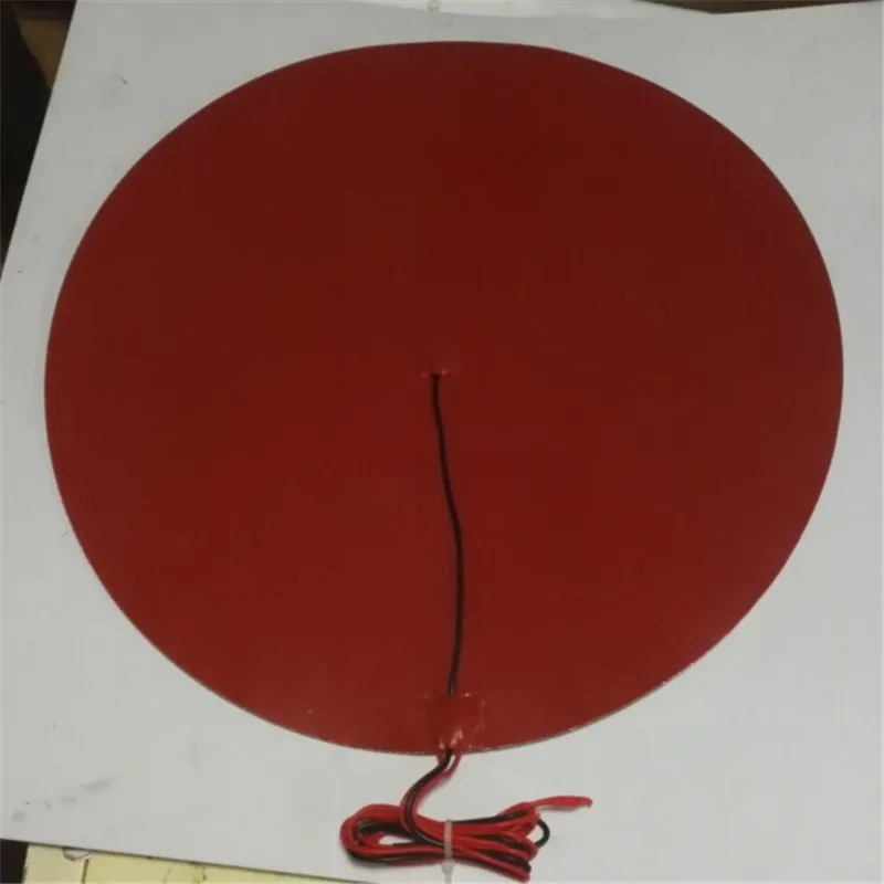 Kossel 3D printer 500 mm round Silicone Rubber round heated bed 12V 240W with NTC 950 100K thermistor
Kossel 3D printer 500 mm round Silicone Rubber round heated bed 12V 240W with NTC 950 100K thermistor