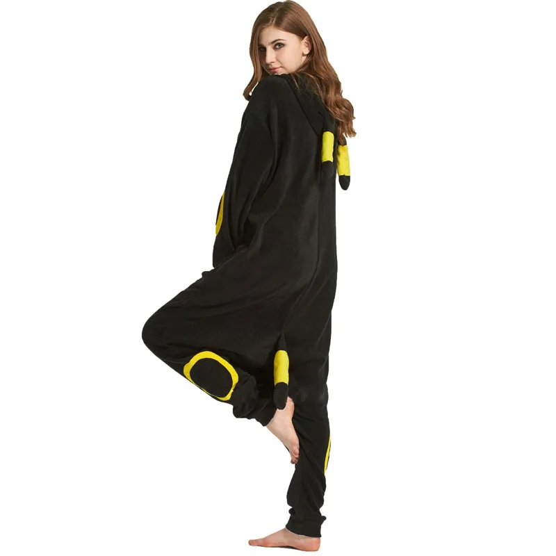 Black Onesie Kigurumi Pokemon Cosplay Pajamas Umbreon Fleece Animal Women Party suit Winter Sleepwear Halloween Cosplay Costume
Black Onesie Kigurumi Pokemon Cosplay Pajamas Umbreon Fleece Animal Women Party suit Winter Sleepwear Halloween Cosplay Costume