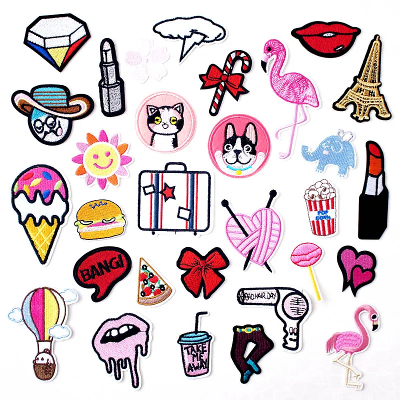 Diamonds Lollipop Flamingo Trunk DIY Clothes Badge Embroidery Patch Applique Clothes Iron On Clothing Sewing Supplies Decorative
Diamonds Lollipop Flamingo Trunk DIY Clothes Badge Embroidery Patch Applique Clothes Iron On Clothing Sewing Supplies Decorative