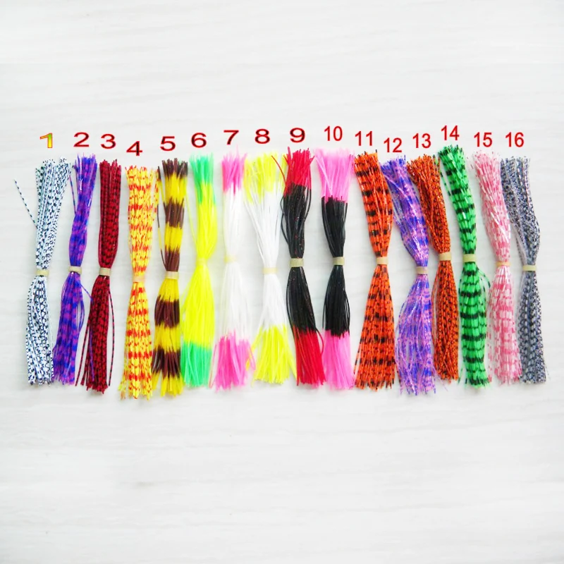 POETRYYI Mixed Color Silicone Skirts for Spinnerbait Buzzbait Rubber Jig Lures Squid Skirts Fly Tying Material
POETRYYI Mixed Color Silicone Skirts for Spinnerbait Buzzbait Rubber Jig Lures Squid Skirts Fly Tying Material