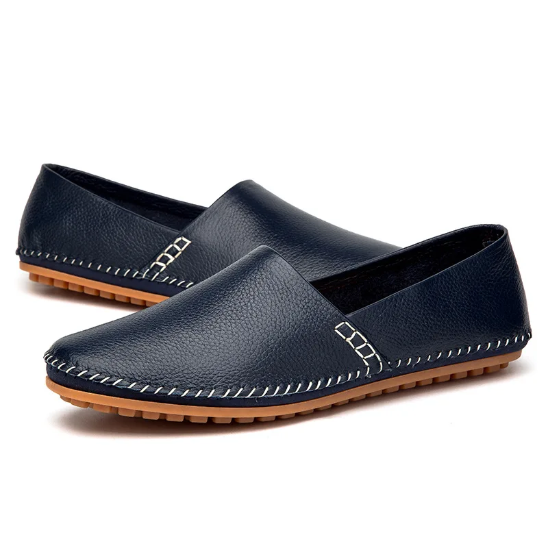 Large Size EUR 38-50 Non-slip Fashion Handmade Slip On Genuine Leather Loafers Men Flats Cowhide Moccasins Quality Men Shoes
Large Size EUR 38-50 Non-slip Fashion Handmade Slip On Genuine Leather Loafers Men Flats Cowhide Moccasins Quality Men Shoes