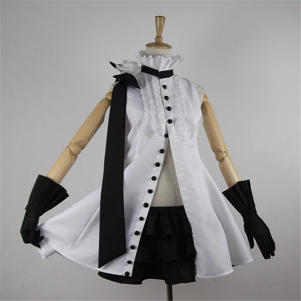 VOCALOID Kagamine Rin Len Хэллоуин платье косплей костюмы Униформа горничной для женщин