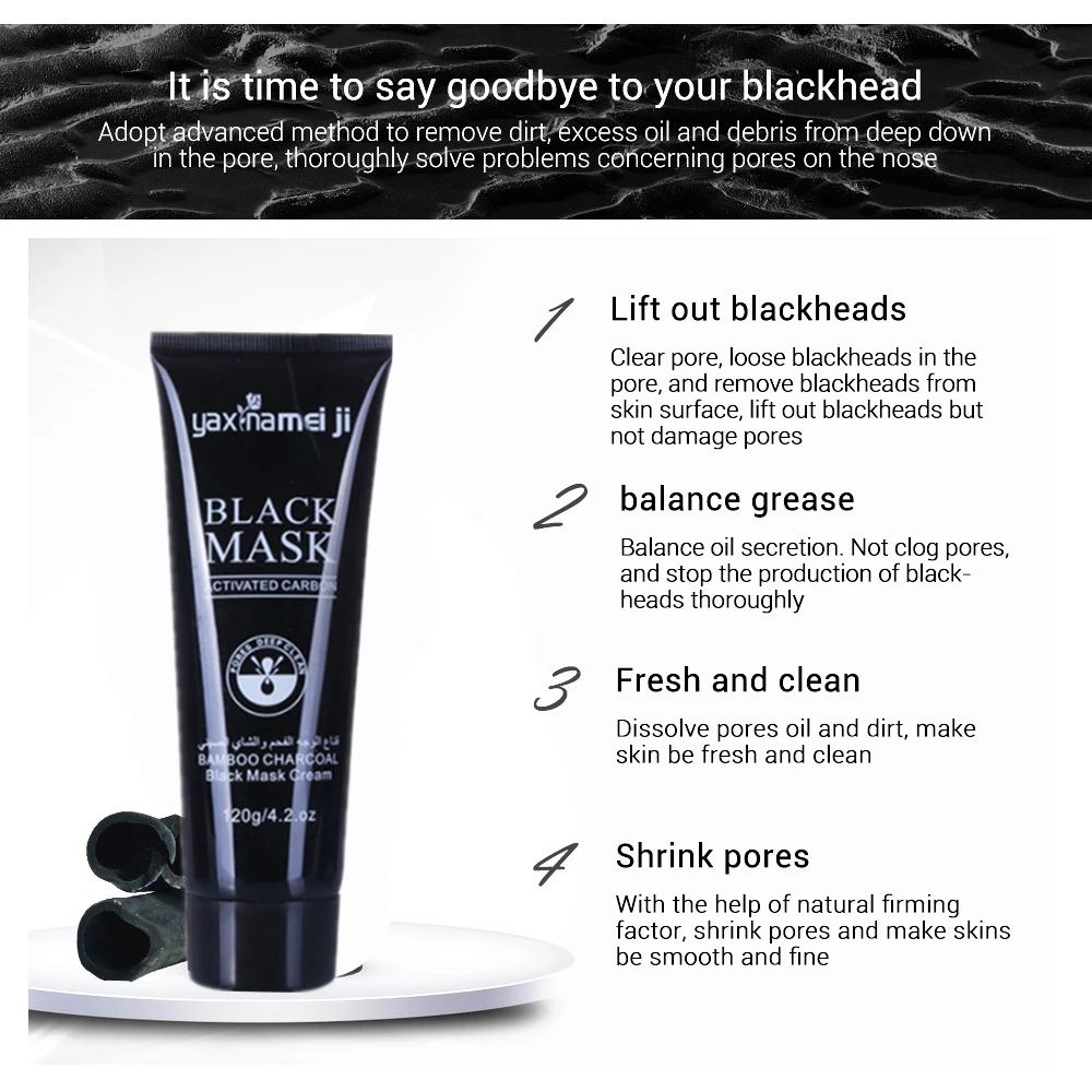 Moisturizer Dead Sea Mud Peel off Sheet Bamboo charcoal Face Mask Care Whitening Oil Control Wrapped Nose Mask Face Skin Care
Moisturizer Dead Sea Mud Peel off Sheet Bamboo charcoal Face Mask Care Whitening Oil Control Wrapped Nose Mask Face Skin Care