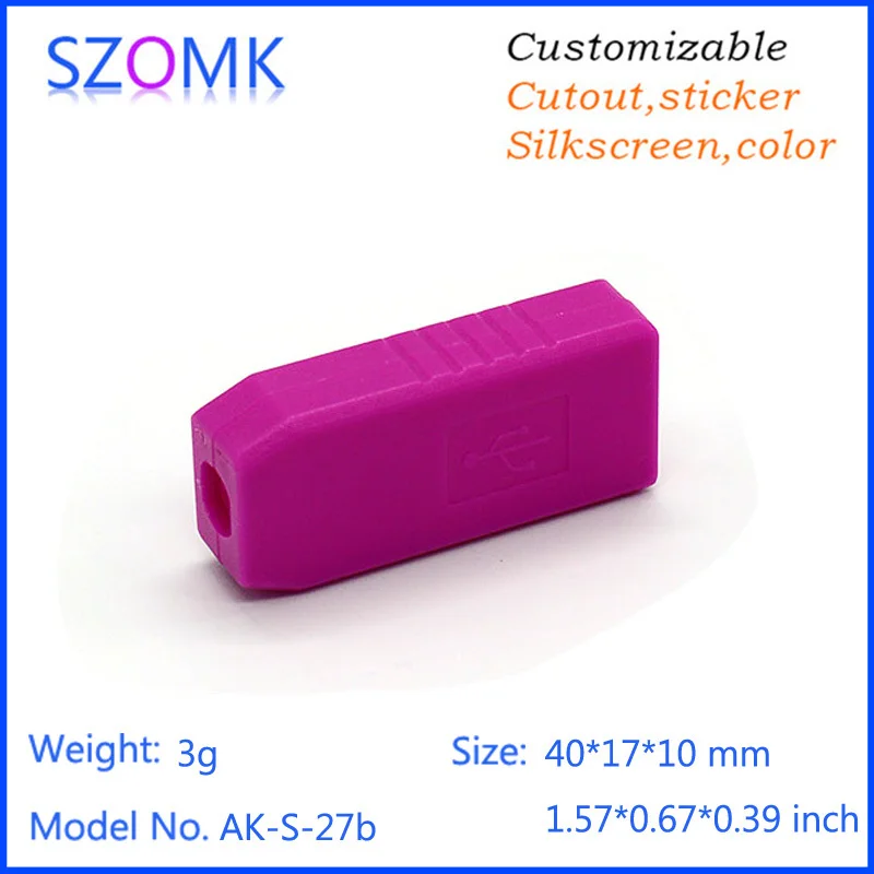 small usb plastic enclosure usb stick shell box junction box plastic housing pcb plastic box for electronics project USB small enclosure (34).jpg