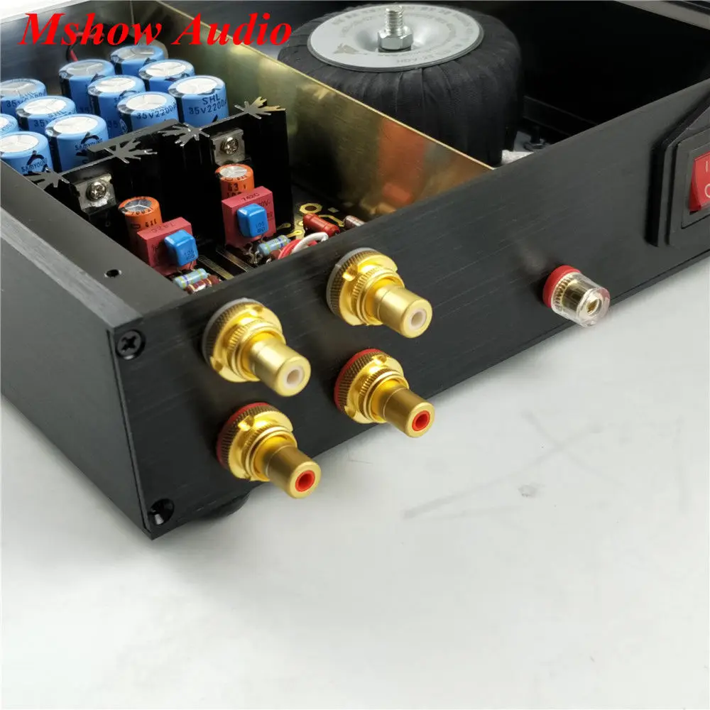 Готовые HIFI двухконтурные громкоговорители мм Phono усилитель аудио с opa2277 высокое