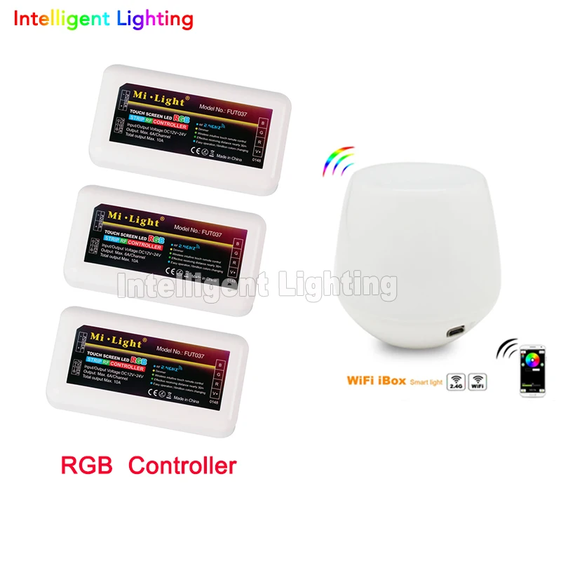 Wi-Fi светодиод Ми света контроллер + 3x RGB для Светодиодные полосы | Лампы и