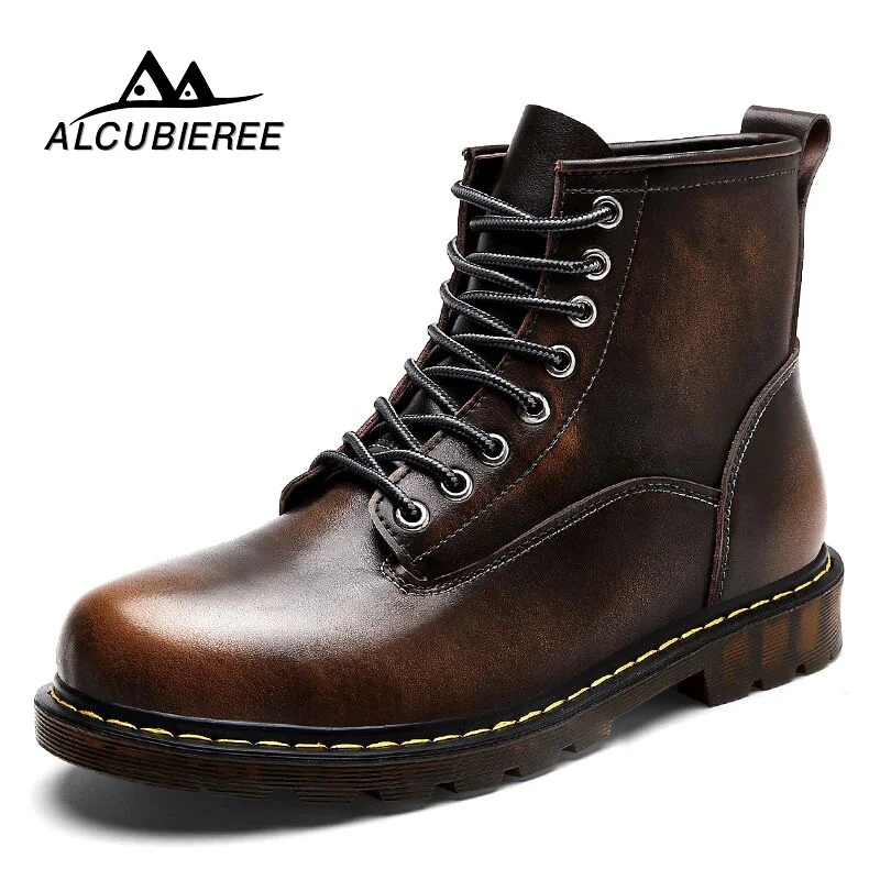 High Quality Genuine Leather Autumn Men Boots Winter Waterproof Ankle Boots Martin Boots Outdoor Working Boots Men Shoes
High Quality Genuine Leather Autumn Men Boots Winter Waterproof Ankle Boots Martin Boots Outdoor Working Boots Men Shoes