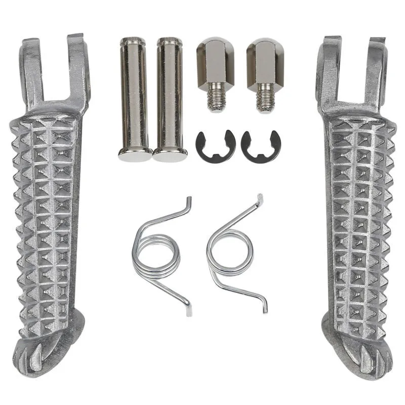 Front Footrests Foot pegs For YAMAHA YZF R1 98-14 R6 1999-2012 10 R6S 03-08 Silver Black Motorcycle
Front Footrests Foot pegs For YAMAHA YZF R1 98-14 R6 1999-2012 10 R6S 03-08 Silver Black Motorcycle