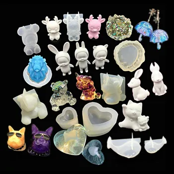 3D Puffy Heart Unicorn Silicone Mold Handmade Geometric Bear Resin Tools DIY Whale Kawaii Epoxy Resin Cat Jewelry Lion Dog Craft
3D Puffy Heart Unicorn Silicone Mold Handmade Geometric Bear Resin Tools DIY Whale Kawaii Epoxy Resin Cat Jewelry Lion Dog Craft