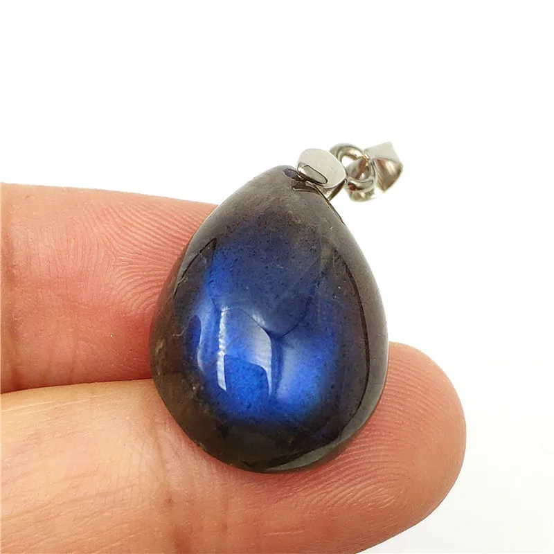 Natural Labradorite Necklace Pendant (4)