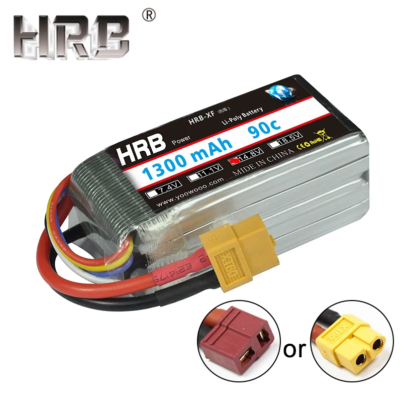 

HRB Lipo Battery 1300mAh 90C 7.4V 11.1V XT60 T Deans 14.8V 18.5V 22.2V 1S 2S 3S 4S 5S 6S RC Racing Airplane FPV Drone Car Parts