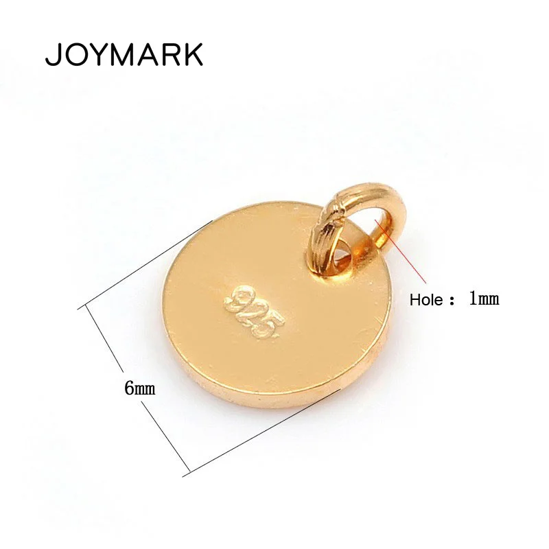 30 pcs/lot 6mm White Rhodium Gold Plated 925 Sterling Silver Round Stamping Tags Charms Jewelry Accessory Findings STA-R6mm002
30 pcs/lot 6mm White Rhodium Gold Plated 925 Sterling Silver Round Stamping Tags Charms Jewelry Accessory Findings STA-R6mm002