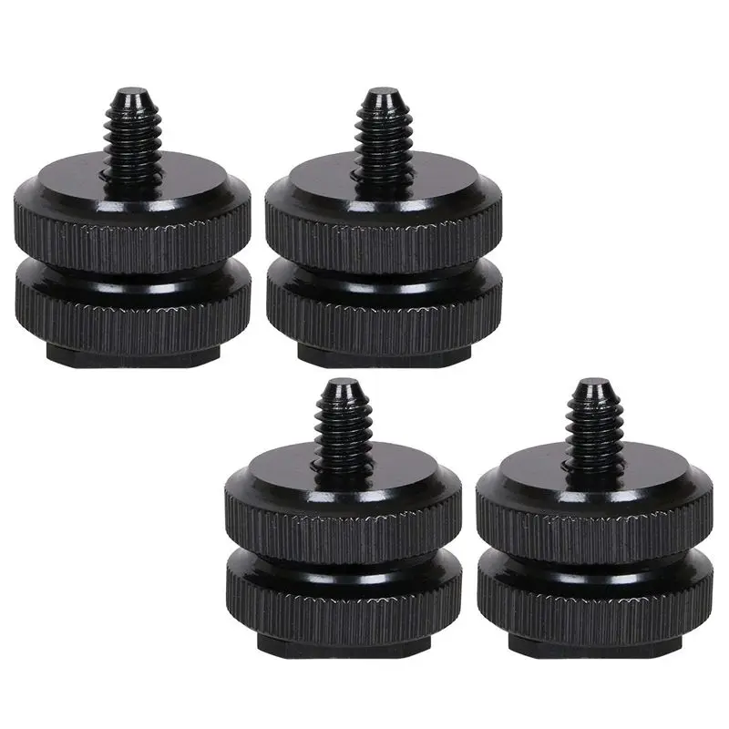 ABGN Hot-Camera Hot Shoe Mount to 1/4inch-20 Tripod Screw Adapter,Flash Shoe Mount for DSLR Camera Rig (Pack of 4)
ABGN Hot-Camera Hot Shoe Mount to 1/4inch-20 Tripod Screw Adapter,Flash Shoe Mount for DSLR Camera Rig (Pack of 4)