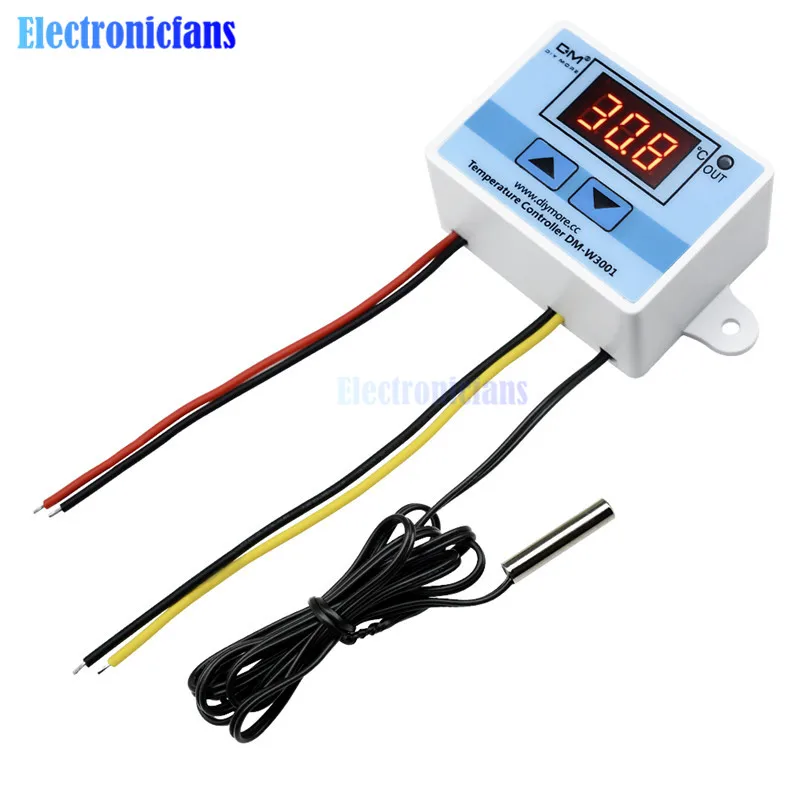 XH-W3001 Temperature Controller Digital LED Temperature Controller Thermometer Thermo Controller Switch Probe 220V W3001
XH-W3001 Temperature Controller Digital LED Temperature Controller Thermometer Thermo Controller Switch Probe 220V W3001