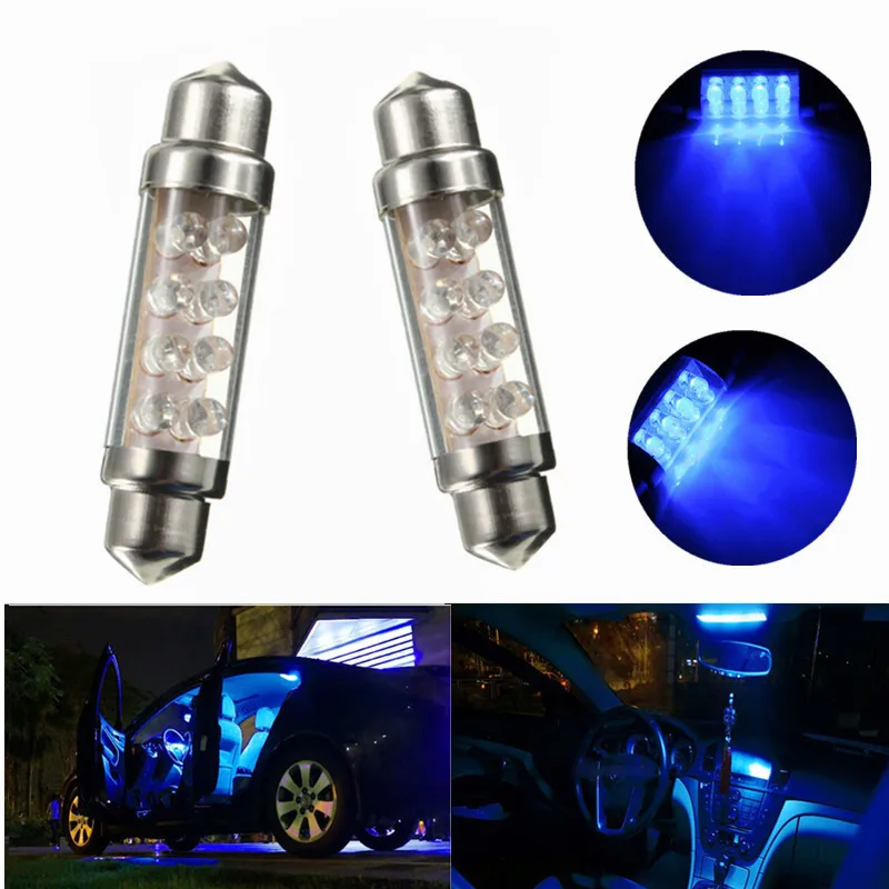 4x Interior Bulb Blue 42mm 8 SMD Dome Festoon LED Bulbs Lamp Styling Light 12V DC
4x Interior Bulb Blue 42mm 8 SMD Dome Festoon LED Bulbs Lamp Styling Light 12V DC