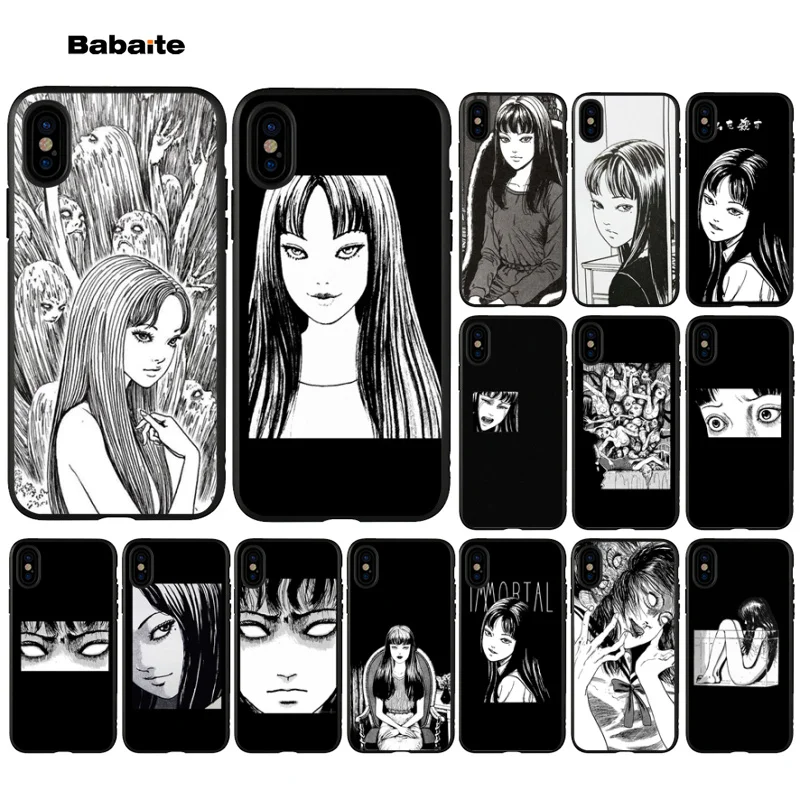 Babaite Japanese horror comic Tomie Soft Silicone black Phone Case for iPhone 7 7plus 6S 6plus 8 8Plus X Xs MAX 5 5S XR cover
Babaite Japanese horror comic Tomie Soft Silicone black Phone Case for iPhone 7 7plus 6S 6plus 8 8Plus X Xs MAX 5 5S XR cover