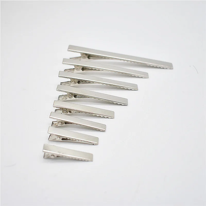 50PCS DIY hand bowknot hair clip accessories material duck bill hair clip metal hair clip
50PCS DIY hand bowknot hair clip accessories material duck bill hair clip metal hair clip
