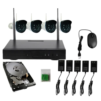 1TB HDD Plug and Play 4CH Wireless NVR Kit P2P 720PHD Outdoor IR Night Vision Security IP Camera WIFI 4ch CCTV System Record JSA
1TB HDD Plug and Play 4CH Wireless NVR Kit P2P 720PHD Outdoor IR Night Vision Security IP Camera WIFI 4ch CCTV System Record JSA