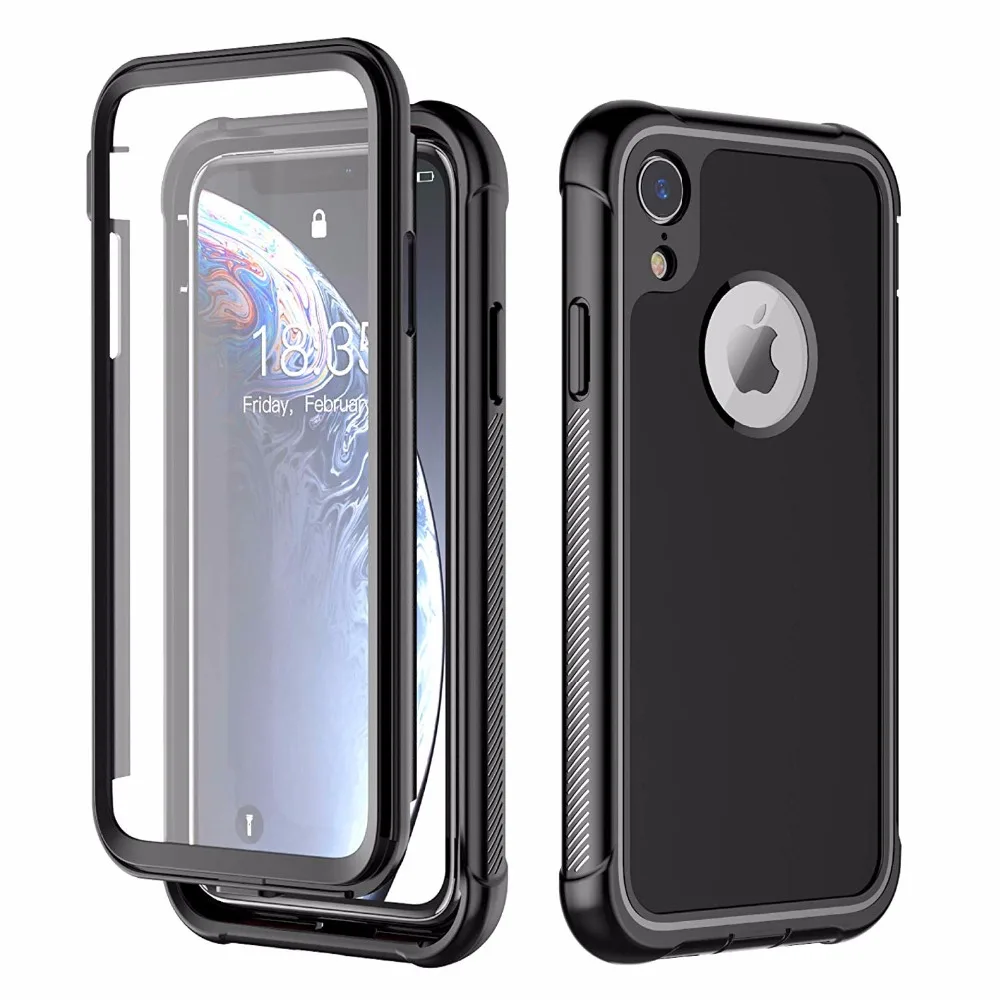 Чехол для iPhone Xr противоударный грязеотталкивающий защитный чехол с Touch ID 6 1 дюйма