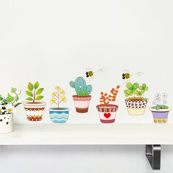 Garden Flower Bee Pot Plant Culture Decal Wall Stickers PVC DIY Living Room Bedroom Home Art Wallpaper Room House Sticker Poster
Garden Flower Bee Pot Plant Culture Decal Wall Stickers PVC DIY Living Room Bedroom Home Art Wallpaper Room House Sticker Poster