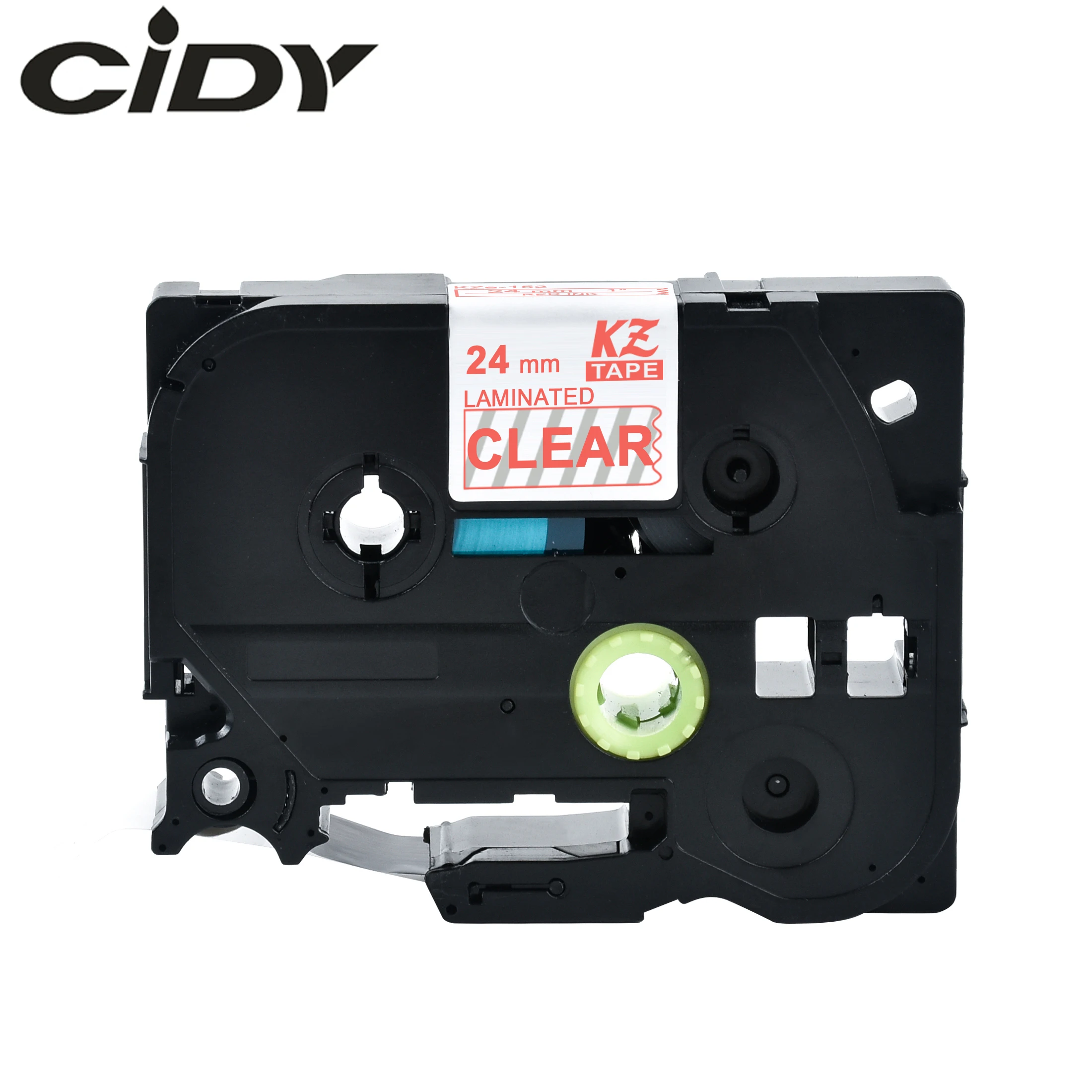 CIDY Red on clear tape 24mm TZe152 tz152 tz 152 tze 152 tze-152 Compatible brother label printers laminated tape
CIDY Red on clear tape 24mm TZe152 tz152 tz 152 tze 152 tze-152 Compatible brother label printers laminated tape