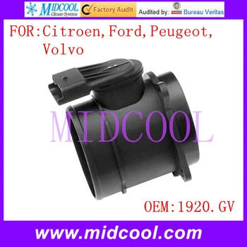 New Mass Air Flow Sensor use OE No. 1920GV , 9650010780 , 3M5A12B579BB , 3M5A12B579BA , 1232096 for Citroen Ford Peugeot Volvo
New Mass Air Flow Sensor use OE No. 1920GV , 9650010780 , 3M5A12B579BB , 3M5A12B579BA , 1232096 for Citroen Ford Peugeot Volvo