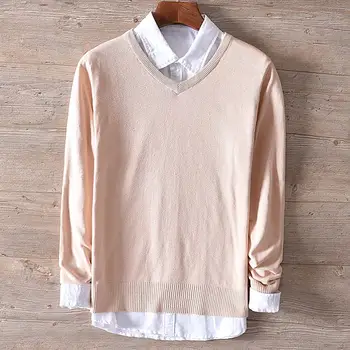 Top quality 2019 Autumn Mens long sleeve v-neck knitted sweaters casual 100% cotton pullover mens knitted coats fashion mens
Top quality 2019 Autumn Mens long sleeve v-neck knitted sweaters casual 100% cotton pullover mens knitted coats fashion mens