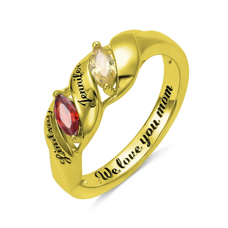 Wholesale Gold-color Ring Stone Rings For Women Jewelry Personalized Name Birthstone Rings with Inside Engraving
Wholesale Gold-color Ring Stone Rings For Women Jewelry Personalized Name Birthstone Rings with Inside Engraving