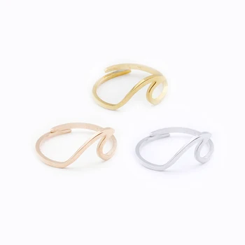 V Attract 10pcs Geometry Bijoux Femme Stainless Steel Adjustable Simple Wave Rings for Women Jewelry Rose Gold Anel
V Attract 10pcs Geometry Bijoux Femme Stainless Steel Adjustable Simple Wave Rings for Women Jewelry Rose Gold Anel