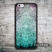 Abstract Green Floral Pattern Case For iPhone 7 6 6s Plus 5 5s SE 5c and For iPod 5 High Quality Phone Cover Free Shipping