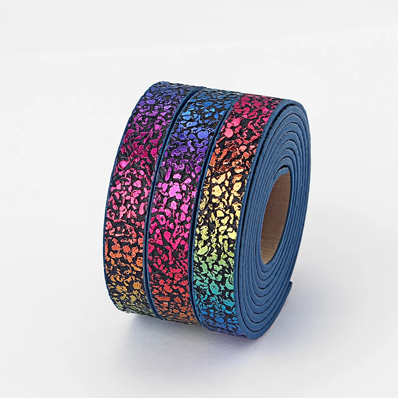 1 Meter High Quality Flat Colorful Sparkling PU Leather/Faux Leather Cord For Jewelry Making 10*2mm
1 Meter High Quality Flat Colorful Sparkling PU Leather/Faux Leather Cord For Jewelry Making 10*2mm