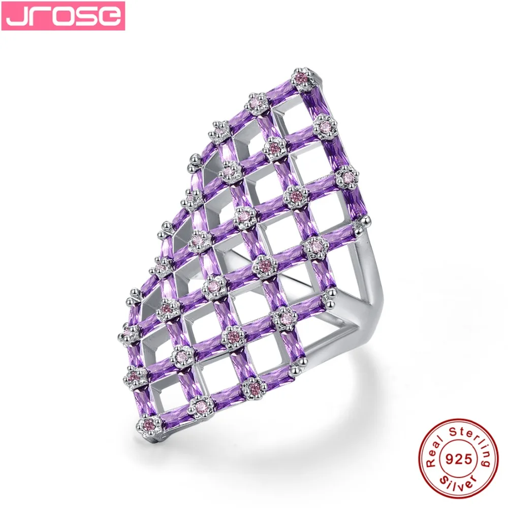 Jrose Wholesale Punk Style Finger Purple White Red Cubic Zircon 925 sterling silver ring size 6 7 8 9 JEWELRY Fine rings gift
Jrose Wholesale Punk Style Finger Purple White Red Cubic Zircon 925 sterling silver ring size 6 7 8 9 JEWELRY Fine rings gift