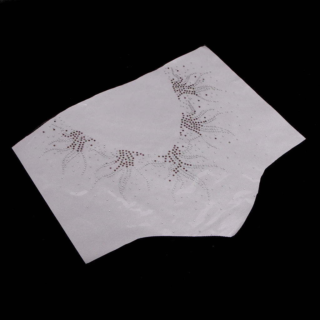 Fashion Hotfix Rhinestones,Heat Transfer Design Iron on Motifs,Rhinestone Applique Patch Sewing Accessories