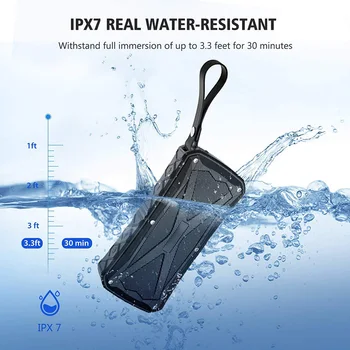 Portable Bluetooth Speakers, 20W Loud Speaker IPX7 Waterproof Outdoor Speakers for Apple, Xiaomi-Travel/Party/Beach/Biking/Showe
Portable Bluetooth Speakers, 20W Loud Speaker IPX7 Waterproof Outdoor Speakers for Apple, Xiaomi-Travel/Party/Beach/Biking/Showe